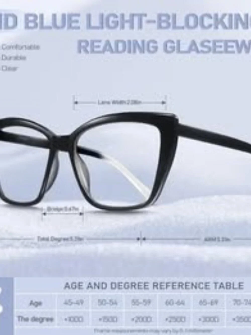 Oversized Cat Eye Reading Glasses – Blue Light Blocking (3-Pack | +2.5 Strength)